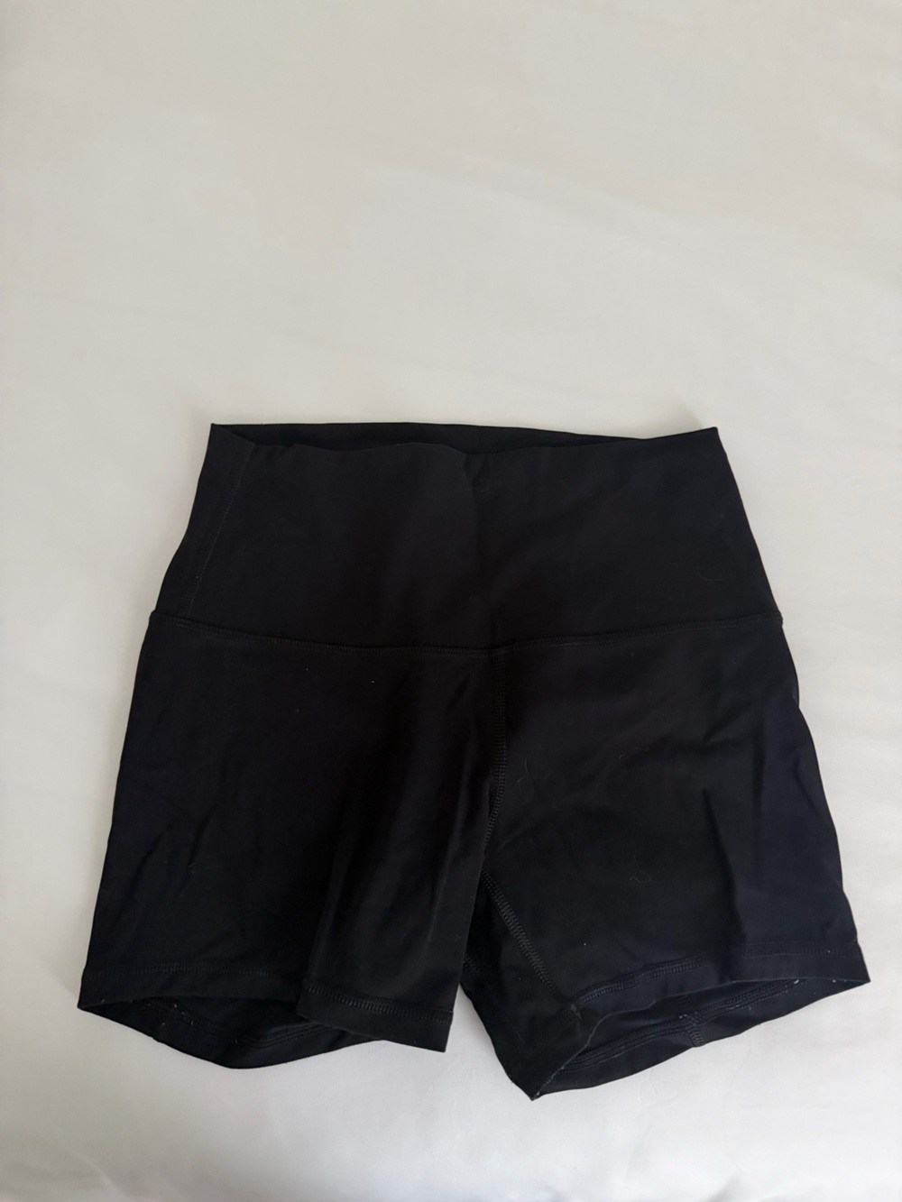 Lululemon Black High-Waist Bike Shorts